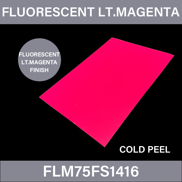 Flirinestsent Light Magenta DTF uzatish varag'i