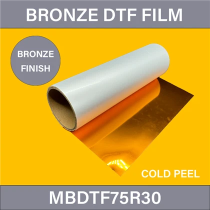 Bronza DTF folga rulosi