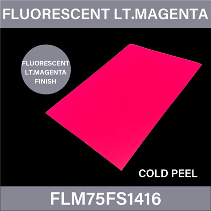 Flirinestsent Light Magenta DTF uzatish varag'i