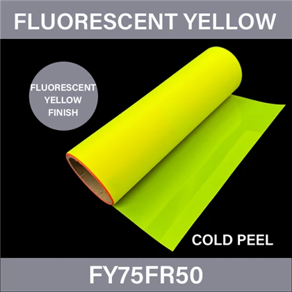 Fliradagi yellown DTF transfer plyonkalari